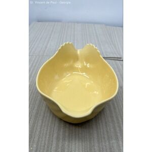 Revol France Porcelain Yellow Poultry Chicken Ramekin Baking Dish 8.5 x 13" x 3"